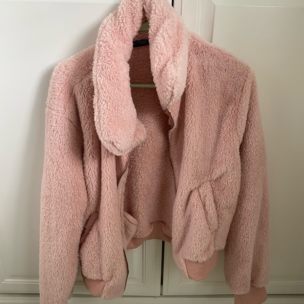 Pink Fuzzy Jacket
